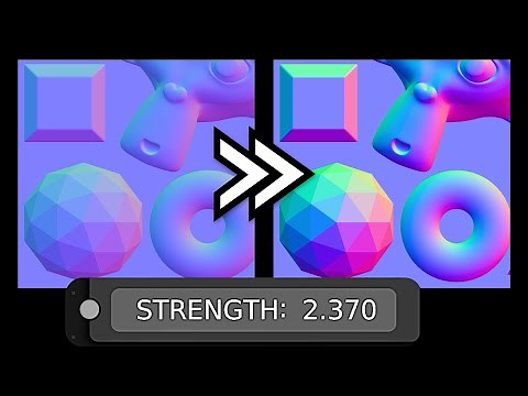 How to Increase Strength of Normal Maps (Blender Tutorial)