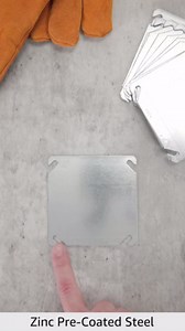 Raco Hubbell-Raco 8752-5 Flat Blank Square Cover, 4-Inch