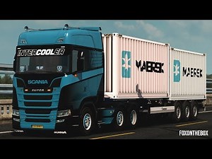 Krone Container Trailer 2x20ft *Ownable trailers* | Euro Truck Simulator 2 (ETS2 1.32)