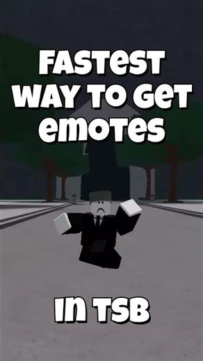 fastest way to get emotes in tsb