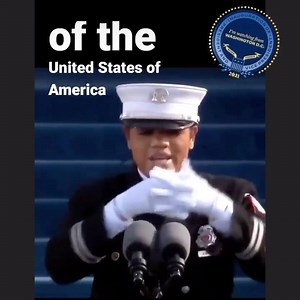 Thank you, Captain Andrea Hall for the #inclusion today at the inauguration of President Biden & Madam Vice President Harris. Captain Hall is a proud #coda from Georgia. Her father is deaf & a graduate of Georgia School for the Deaf. (Thanks, @jermaine.period for the info). Thanks to @comptonaslclub for the video. #whyisign #askmewhyisign #inauguration2021 | Whyisign
