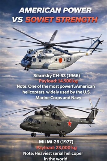 🚁🇺🇸🇷🇺 American Power vs Soviet Strength — The Ultimate Helicopter Showdown 🔥