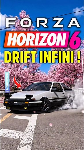 GET AN INFINITE DRIFT SCORE IN FH6! 🔥 #shorts #automotive #gaming #forzahorizon6 #forza #fh6