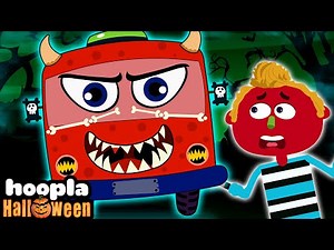 Wheels On The Bus Haunted + Halloween Songs For Children - Hoopla Halloween