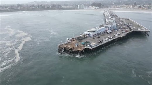 Pacific Ocean waves turn deadly, cause partial wharf collapse in California - The Weather Network