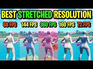 TOP 5 BEST STRETCHED RESOLUTIONS In Fortnite Chapter 3 Season 2! - 🔨 Get 0 Input Delay & MAX FPS!