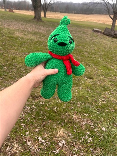 Crochet Grumpy Xmas Tree Plush | Funny Holiday Doll - Etsy