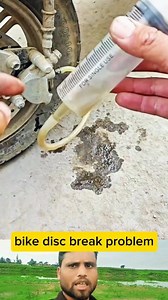 Bike disc brake problem #reel #viral #tending #gym #short | Mechanic Bi
