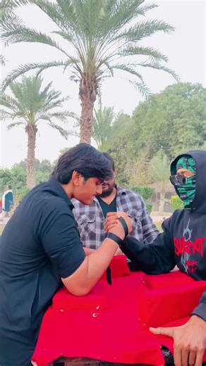 Mask Boy Arm Wrestling Challenge: Watch the Action!