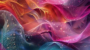 Design a captivating background texture, blending intricate patterns and vibrant colors to add depth and visual interest to any creative project