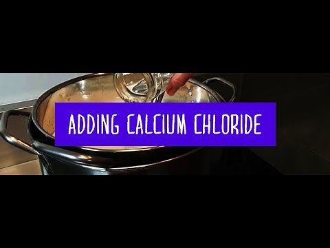 02 - Basic Steps of Hard Curd Cheese Making - Adding Calcium Chloride