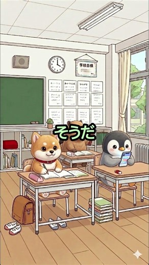 ペンちゃん初めてのお勉強