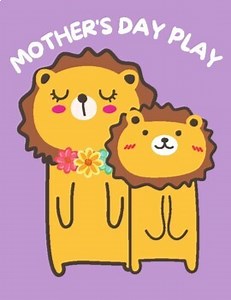 Mother's Day Puppet Show! Play script, puppets, show invitations and card