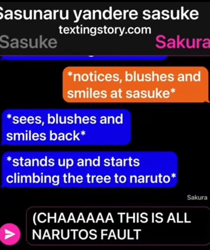 SASUNARU PART 1 #textingstory #sasunaru #alittle18