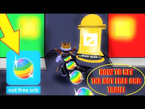 HOW TO GET THE NOT FREE ORB TRAIL in SPEED CITY! (Roblox)