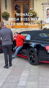 641K views · 2.7K reactions | Monaco Mega Boss with rolex 50K ⌚️ #monaco #luxury #supercars #millionaire #billionaire #shorts | Monaco Billionaire | Facebook