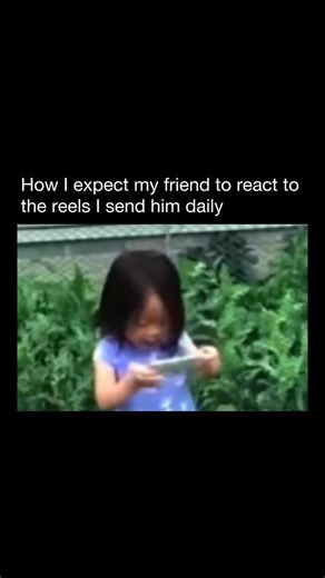 MEMES | True 😂 Sending a Reel means sharing a short video (a Reel) directly with someone instead of just posting it publicly. On platforms like... | Instagram