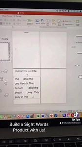 3.3K views · 378 reactions | Build a Sight Words Product with us! https://www.teacherspayteachers.com/Product/100-Sight-Word-Booklets-Sight-Word-Books-Kindergarten-Sight-Words-6297377 | Education to the Core | Facebook
