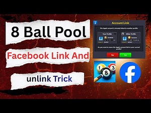 8 Ball Pool Facebook Account link and unlink viral Trick