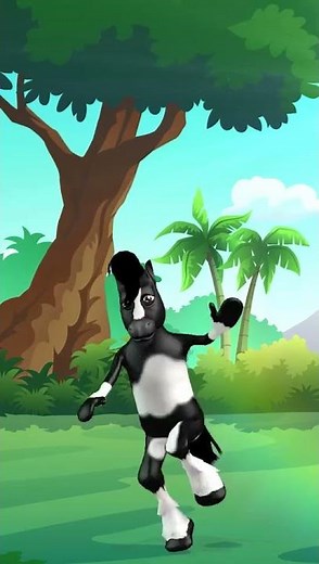 donkey shows off its dance moves 🐴