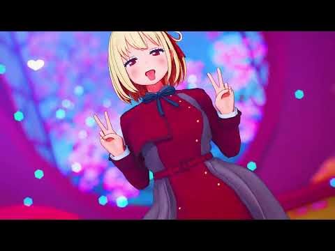 MMD Chisato & Takina | Automotivo Dimensão Intergalactica #4k #60fps #mmdr18