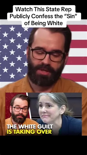 Part 1-Watch This State Rep Publicly Confess the “Sin” of Being White#mattwalsh #breakingnews #news #fyp #mattwalshth