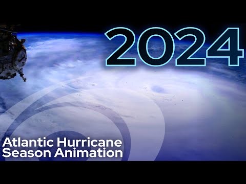 2024 Atlantic Hurricane Season Animation