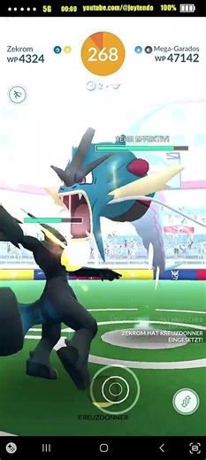 Pokémon GO Mega-Garados ⚔Duo Raid⚔ |#shorts