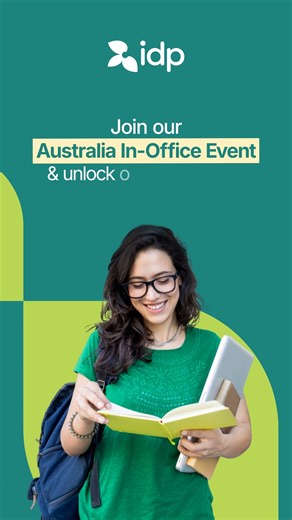 IDP Education Pakistan on Instagram: "Are concerns like visa rejections holding you back from studying in Australia? Don’t worry — IDP has you covered. Join IDP’s Australia In-Office Event & start your Australian education with clarity and confidence. - Meet official representatives from 12 leading Australian universities - Explore high-demand courses - Receive free, personalised counselling tailored to your profile - Learn about scholarships of up to 25% - Apply on the spot and fast-track your 
