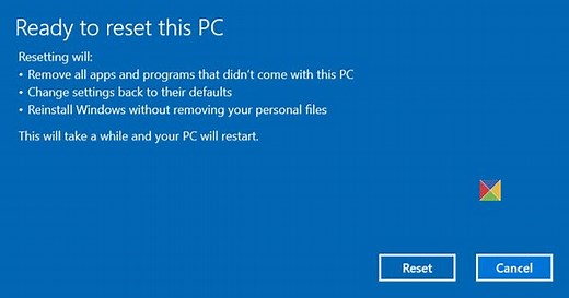 Reset this PC lets you restore Windows 11 to factory settings without losing files