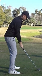 Think of straightening your legs like this in the backswing and the downswing and you'll be able to open your hips like the pros... #golfing #sport #golf #golfer #golflife | Top Speed Golf - Clay Ballard Golf Instruction