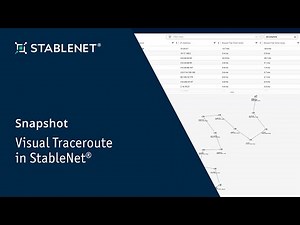 StableNet® Snapshot Series: Visual Traceroute in StableNet®