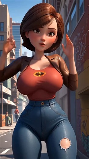 Pixelia_Studio on Instagram: "+30 year's olds character, Helen Parr from Increíbles #HelenParr #losincreíbles #fanart #ia"