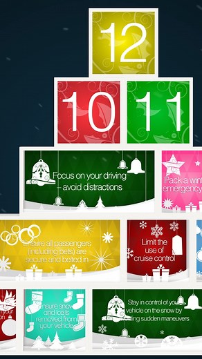 Stay with your car (experts say leaving to find help is a bad idea). Put on your hazard lights - do what you can to attract the attention of someone to help. Make sure your exhaust is clear of snow/debris if you need to run your vehicle to stay warm. #Day10 #12DaysofDrivingTips | Young Drivers of Canada
