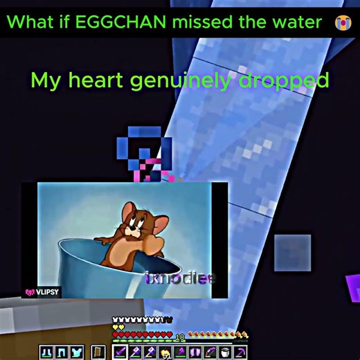 What if eggchan missed the water 😭 |#shorts