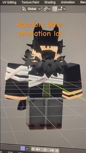 Took me a while to figure out how to put my Roblox avatar in blender lll but I figured it out