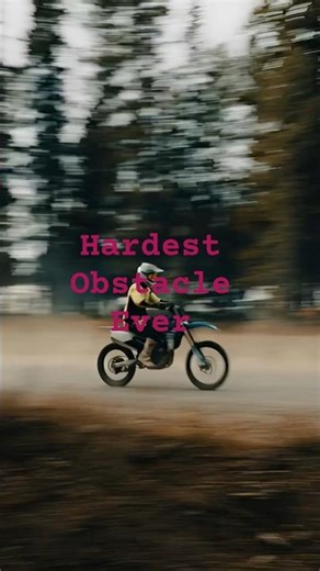 Insane Dirt Bike OBSTACLE Course! 😱🏍️ #Shorts