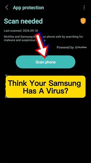 How To Scan Your Samsung Phone For Viruses | Samsung Tricks #samsung