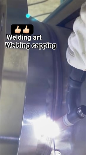 Very beautiful capping welding process 🫡🫡👍🏻 #weldingprocess #weldingart #beautifulart #reel | Quality Work