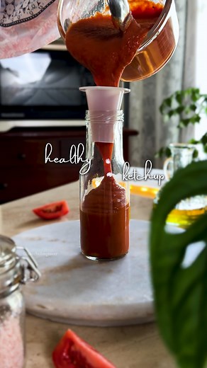 Fathima Fahmi on Instagram: "During my early days, I never really thought about what went into those little ketchup bottles 🍅 All I knew was, my kids loved it! Every snack time started with the same line “Ummaaa, where’s the ketchup?” 😄 But one day, I flipped the bottle and read the label. Only 26% tomatoes, the rest was sugar, salt, and harmful preservatives. That moment hit me hard 💔 I wanted my kids to enjoy their favourite snacks without me feeling guilty every time they asked for ketchup