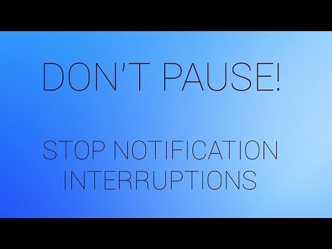 Android App - Don't Pause! Prevent Music Interuptions