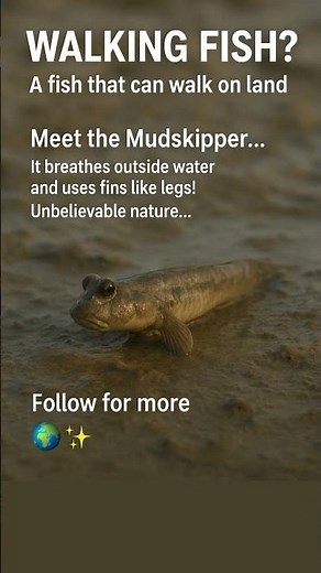 Mudskipper Fish That Walks on Land | Incredible Walking Fish Fact