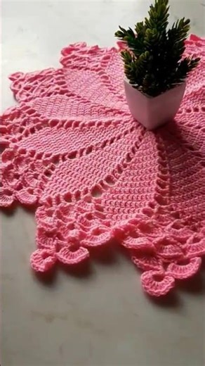 "Quick & Easy Crochet Table Mat | Perfect for Beginners"#crochet #craft #ytshorts