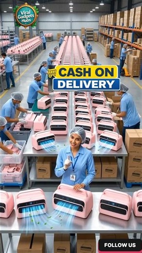 This Mini AC is Powerful! 😳❄️ #gadgets #viralgadgetshubs