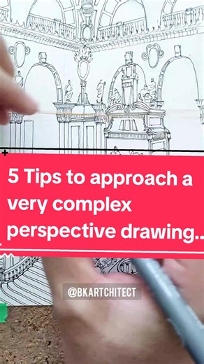5 Tips for Approaching a Complex Perspective Drawing