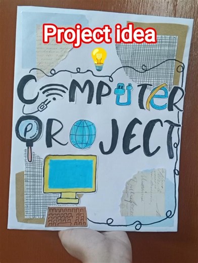 #computer project idea# 💡 project work idea# front page ideas 💡 #diy