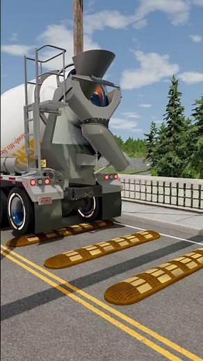 Who Bounced Best? Service Van vs Huge Semi Truck! | BeamNG.drive ⚔️
