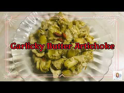 Garlicky Butter Artichoke ( Easy Jarred Artichoke Hearts Recipe )