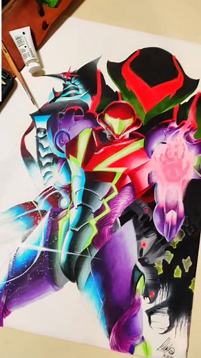 Samus Drawing Compilation | 20 Hours of Work