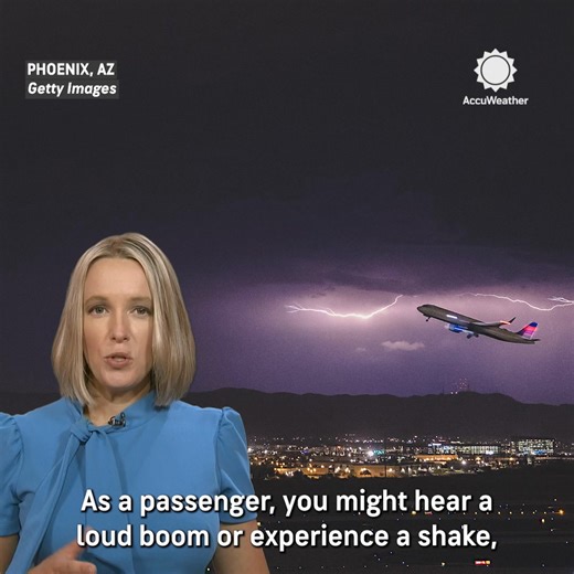 You asked, we answered ⚡✈️ What happens when lightning strikes a plane? | AccuWeather